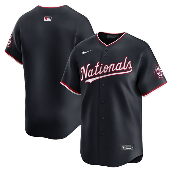 Men's Nike Navy Washington Nationals Alternate Limited Jersey