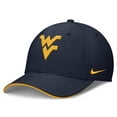 thumbnail image 1 of Men's Nike Navy West Virginia Mountaineers 2026 Dugout Coaches Dri-FIT Rise Swoosh Flex Hat, 1 of 4
