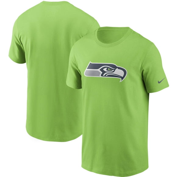 Men's Nike Neon Green Seattle Seahawks Primary Logo T-Shirt