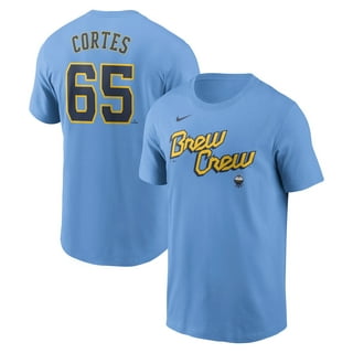 Nike Brewers Tシャツ ネイビー 新品タグ付き Nike Adult Milwaukee Brewers City Connect Navy Logo T-Shirt