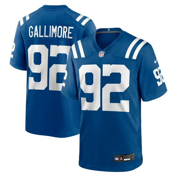 Men's Nike Neville Gallimore  Royal Indianapolis Colts Team Game Jersey