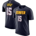 thumbnail image 1 of Men's Nike Nikola Jokic Navy Denver Nuggets Icon 2022/23 Name & Number T-Shirt, 1 of 3