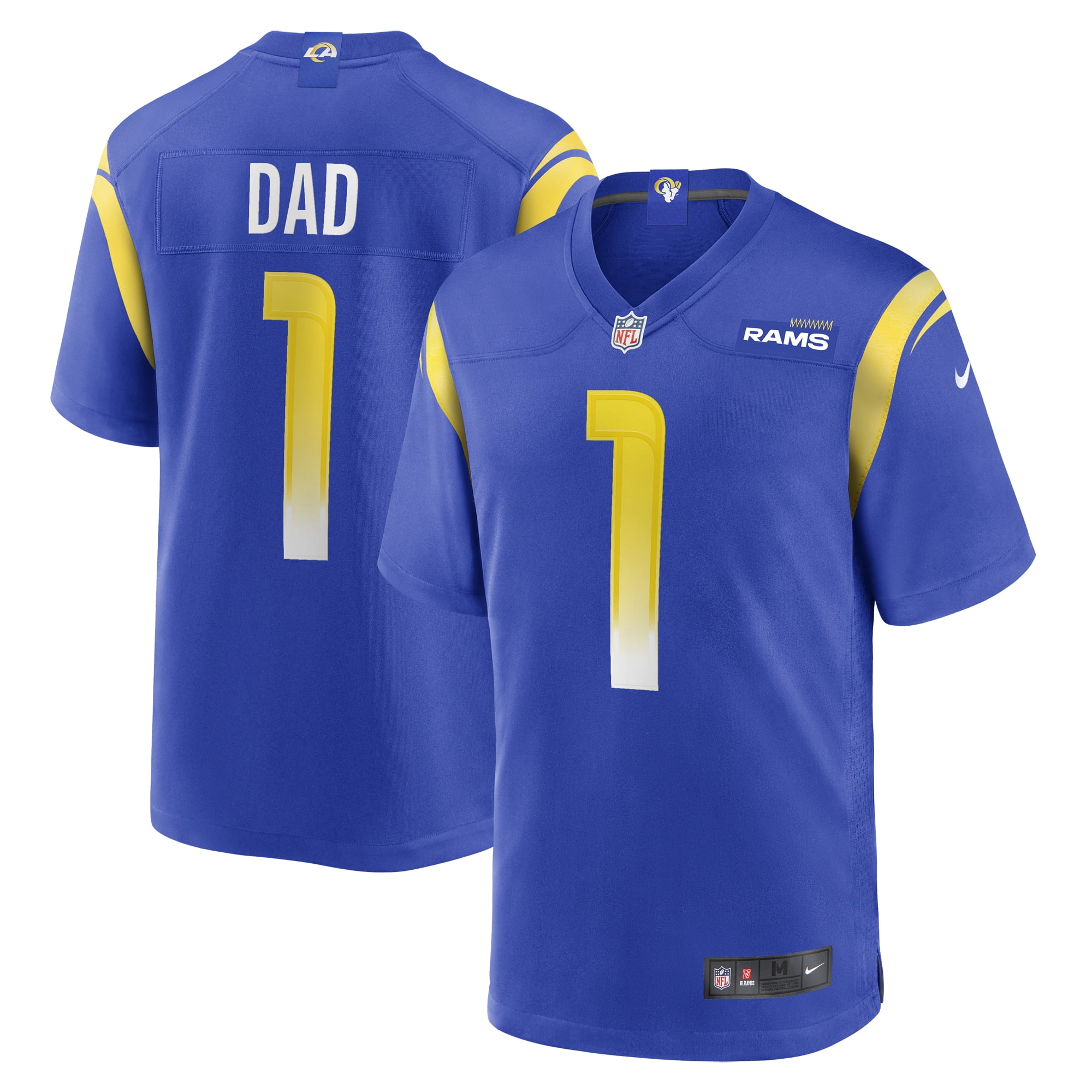 Men s Nike Puka Nacua Royal Los Angeles Rams Home Game Jersey Walmart