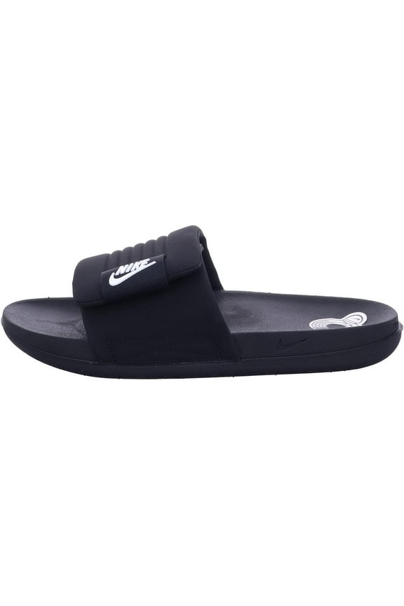 Men's Nike Offcourt Adjust Slide Black/White-Black (DQ9624 001) - 14