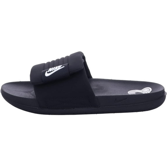 Men's Nike Offcourt Adjust Slide Black/White-Black (DQ9624 001) - 14