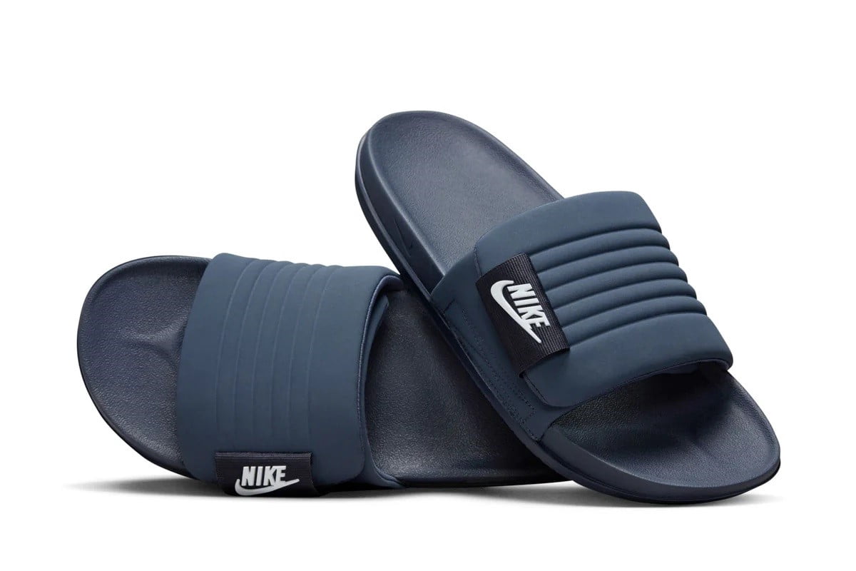 Men's Nike Offcourt Adjust Slide Thunder Blue/White (DQ9624 400) - 8