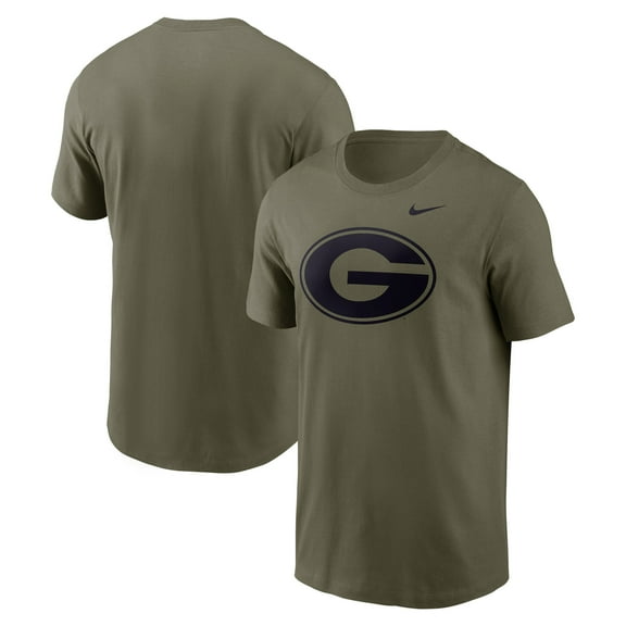 Men's Nike Olive Georgia Bulldogs Primetime Logo Dri-FIT T-Shirt