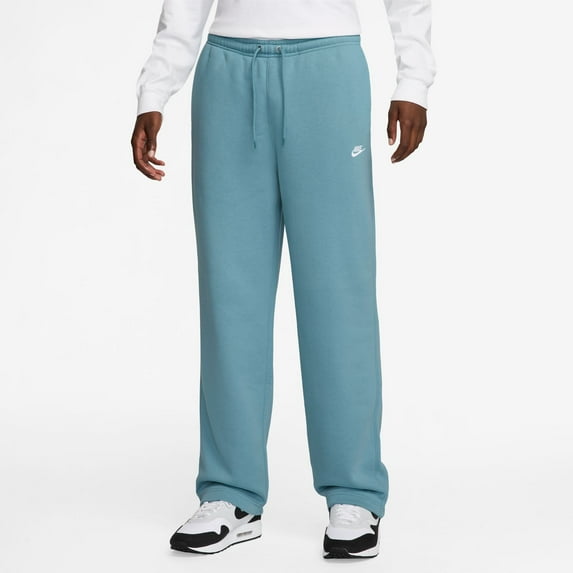 Men's Nike Open-Hem Fleece Pants Color: Denim Turq Size: XL