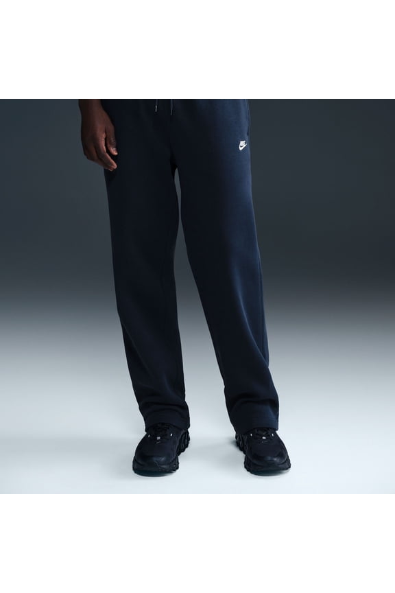 Club Men's Open-Hem Fleece Pants, Obsidian, Large