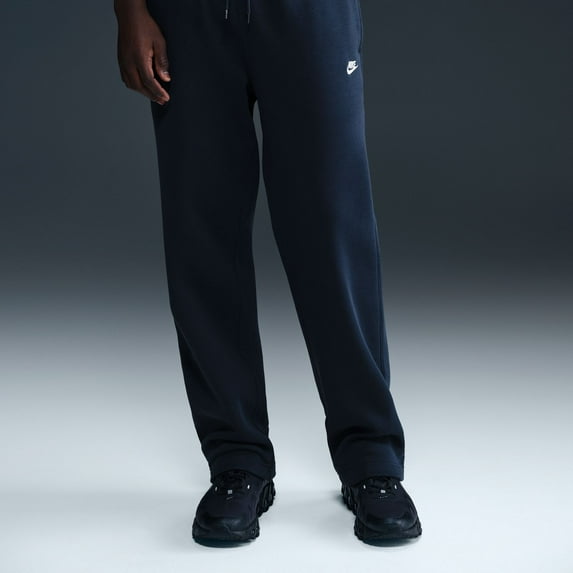 Nike Club Men's Open-Hem Fleece Pants, Obsidian, X-Large