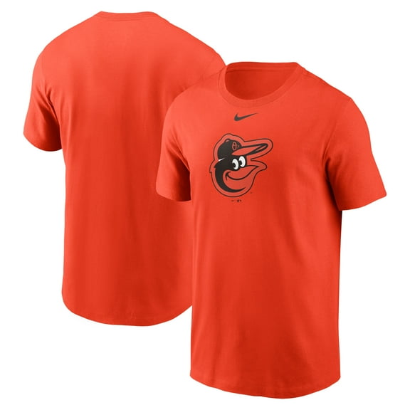 Men's Nike Orange Baltimore Orioles Fuse Logo T-Shirt