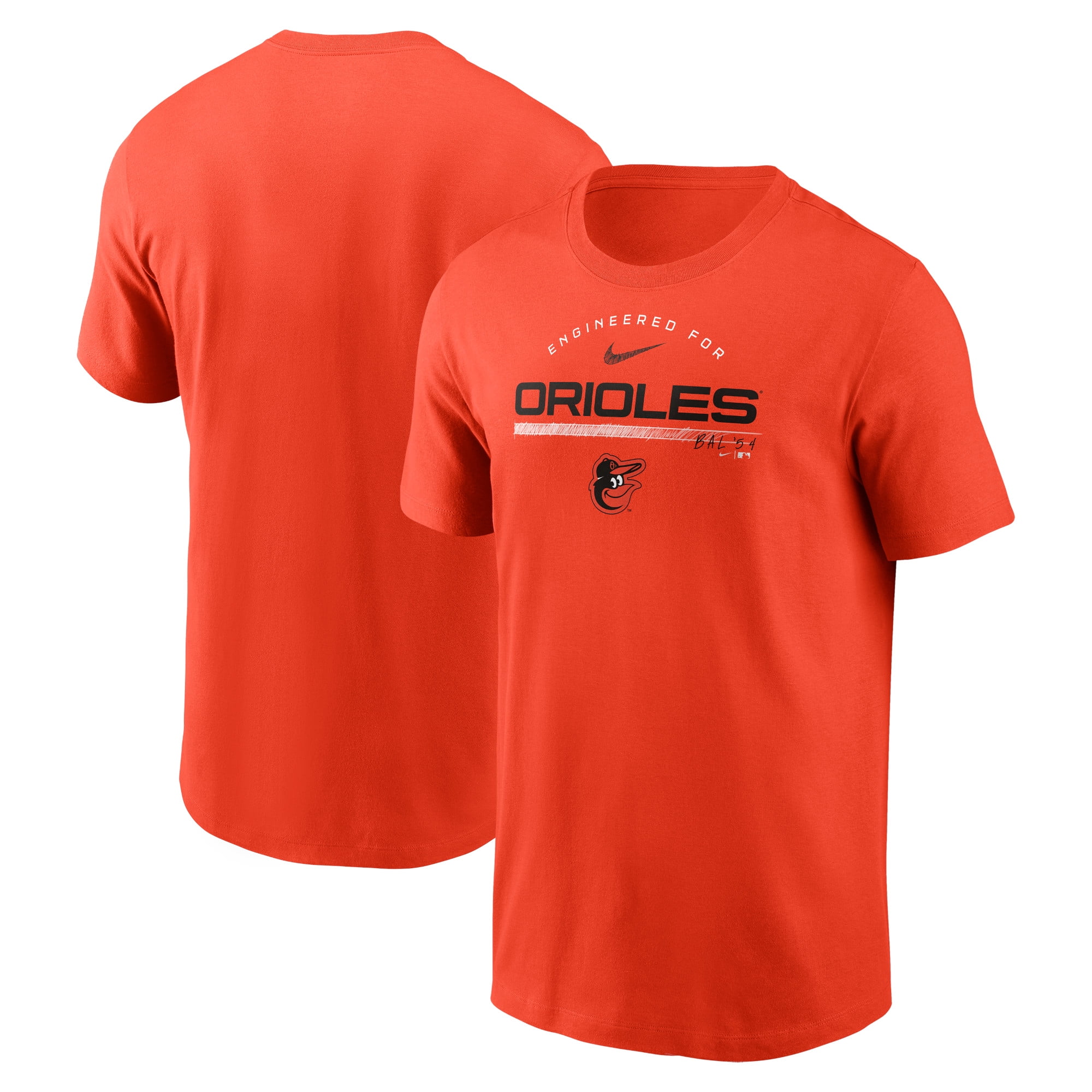 Nike Men's Orioles Team Performance T-Shirt Orange Morocco