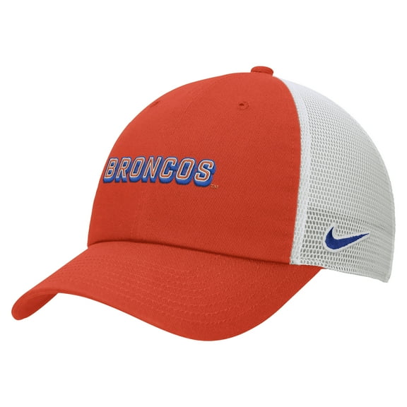 Men's Nike Orange Boise State Broncos On-Field Club Adjustable Trucker Hat