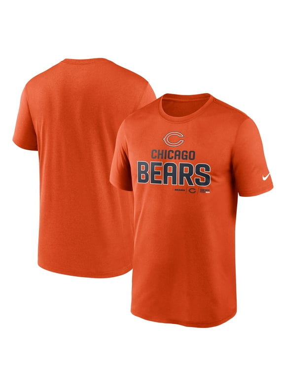 Men's Nike Orange Chicago Bears Legend Community Performance T-Shirt