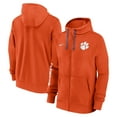 thumbnail image 1 of Men's Nike Orange Clemson Tigers 2024 Sideline Full-Zip Hoodie, 1 of 3