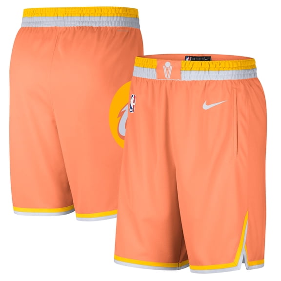Men's Nike Orange Cleveland Cavaliers 2025/26 City Edition Remix Dri-FIT Swingman Shorts