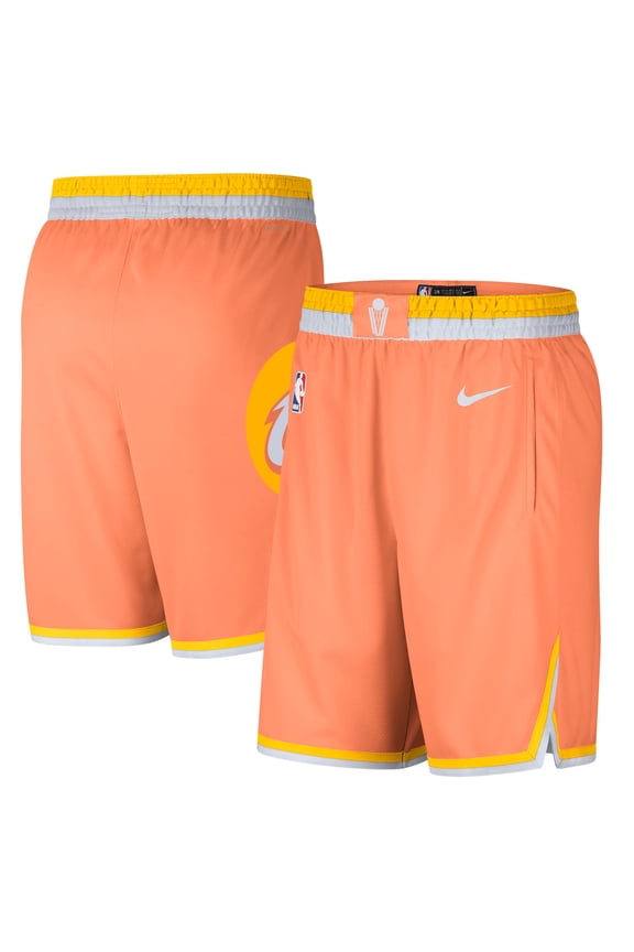 Men's Nike Orange Cleveland Cavaliers 2025/26 City Edition Remix Dri-FIT Swingman Shorts