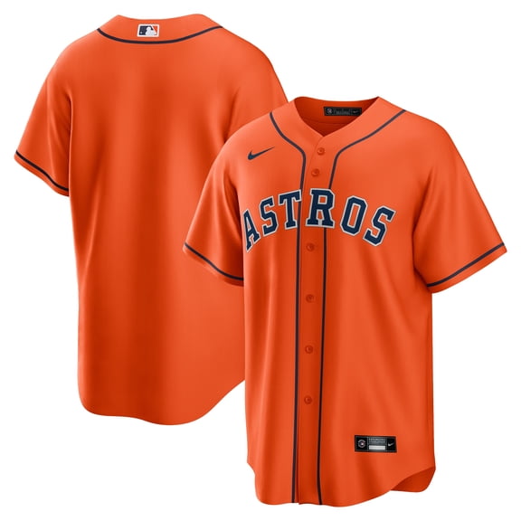 Men's Nike Orange Houston Astros Alternate Replica Team Jersey