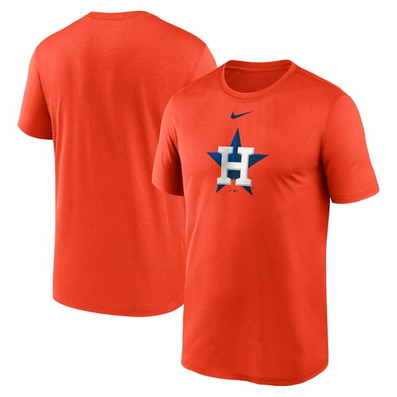 Men's Nike Orange Houston Astros Legend Fuse Large Logo Dri-FIT T-Shirt