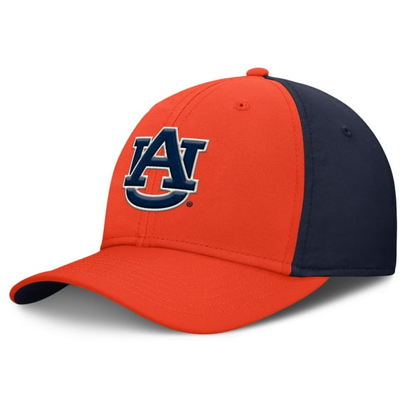 Men's Nike Orange/Navy Auburn Tigers 2025 Sideline Rise Local Dri-FIT Flex Hat