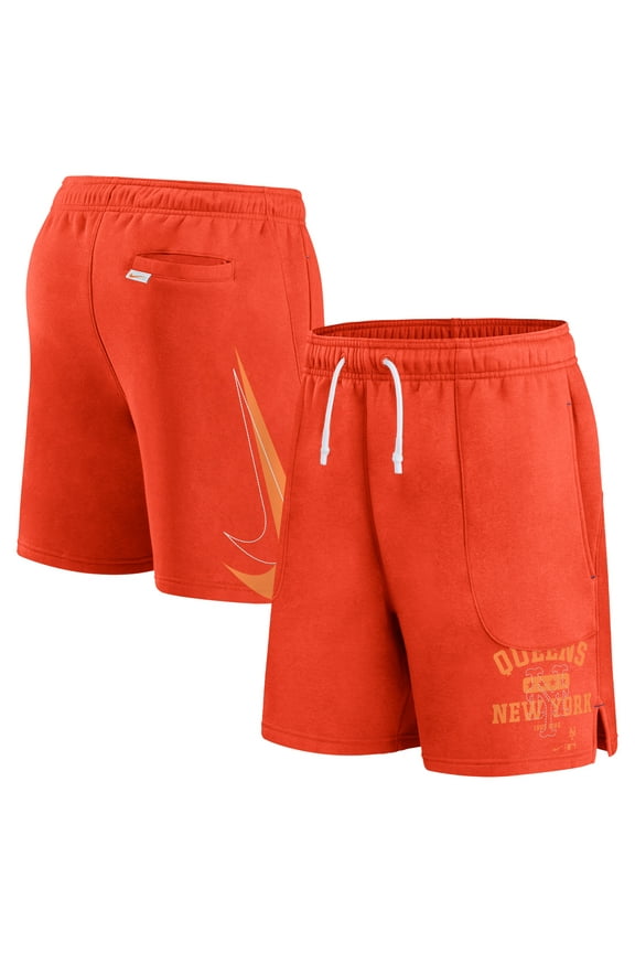 Men's Nike Orange New York Mets Statement Ball Game Shorts