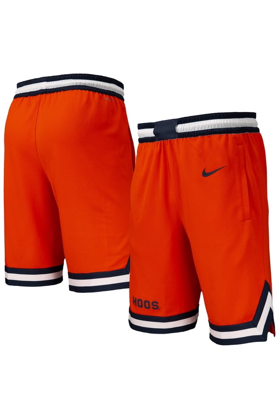 Men's Nike Orange Virginia Cavaliers Dri-FIT Replica Basketball Shorts