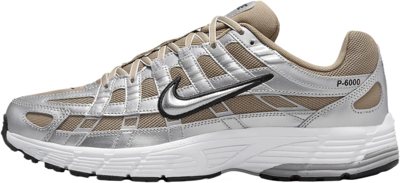 Men's Nike P-6000 Khaki/Metallic Silver (HQ3030 200) - 13