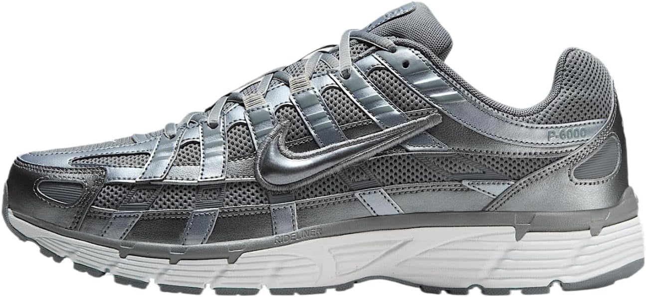 Men's Nike P-6000 MTLC Cool Grey/Cool Grey-White (CD6404 023) - 9