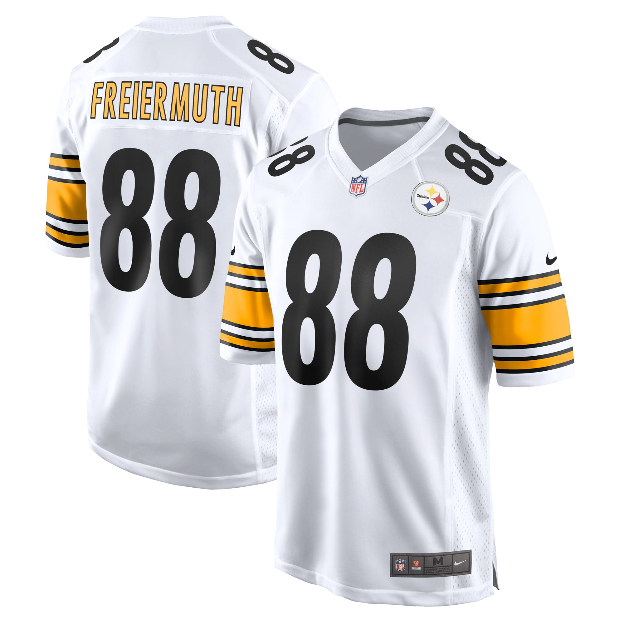 Men s Nike Pat Freiermuth White Pittsburgh Steelers Game Player Jersey Walmart