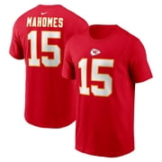 Men's Nike Patrick Mahomes Red Kansas City Chiefs Player Name & Number T-Shirt