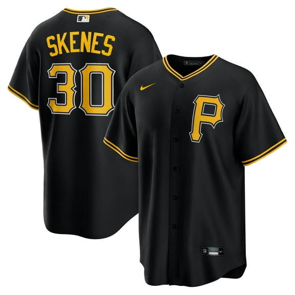 Men's Nike Paul Skenes Black Pittsburgh Pirates Alternate Replica Player Jersey