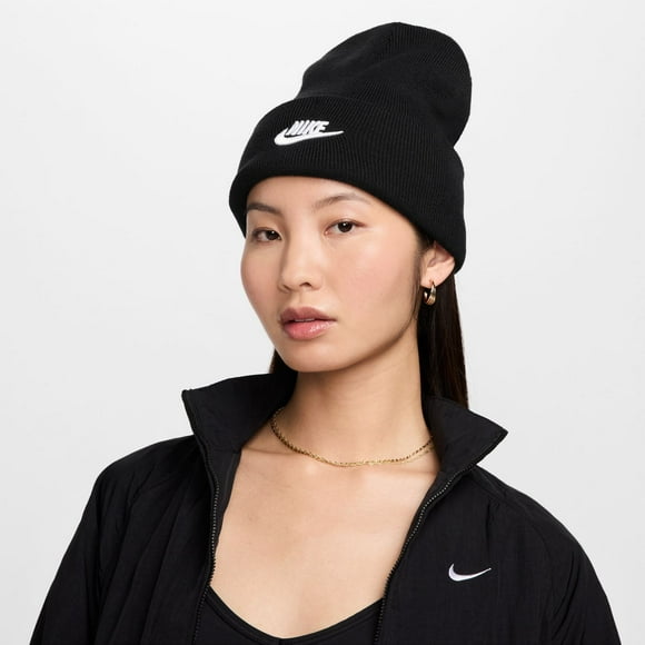 Men's Nike Peak Futura Beanie Color: Black Size: N/A