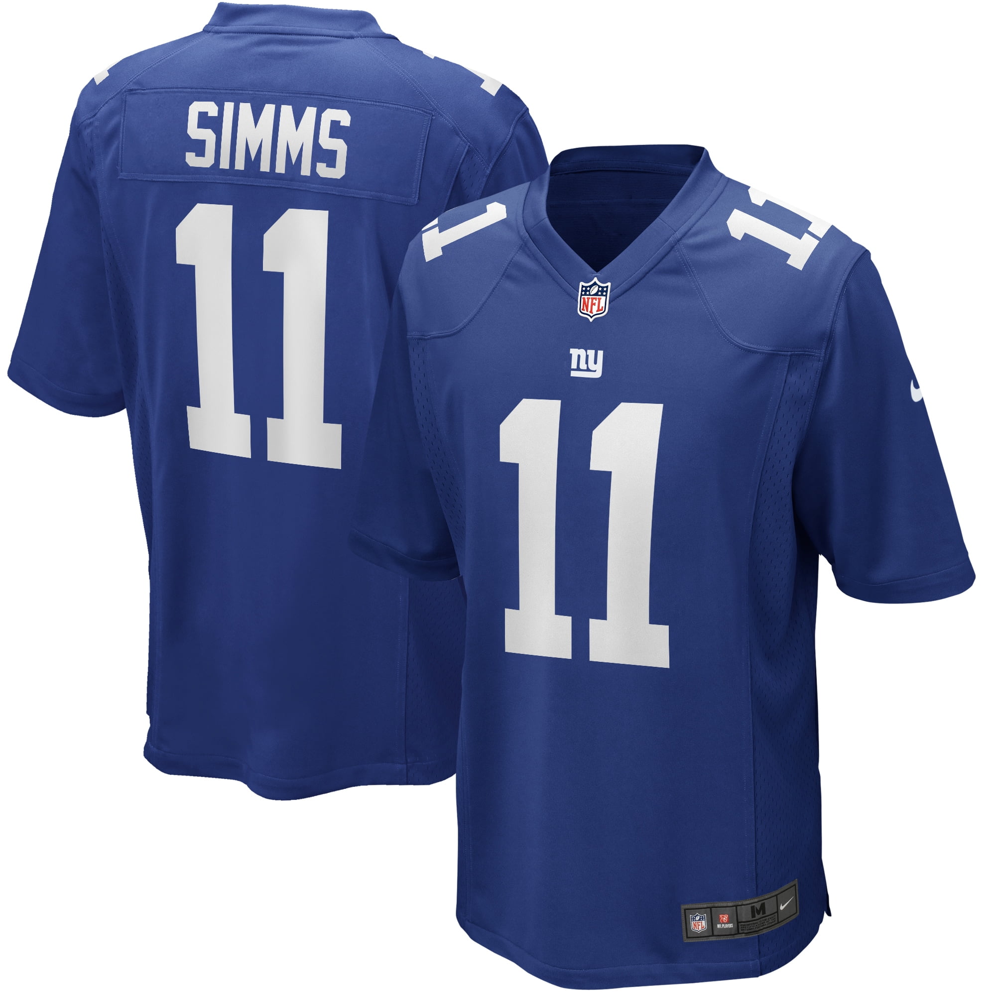 Men s Nike Phil Simms Royal New York Giants Game Retired Player Jersey Walmart