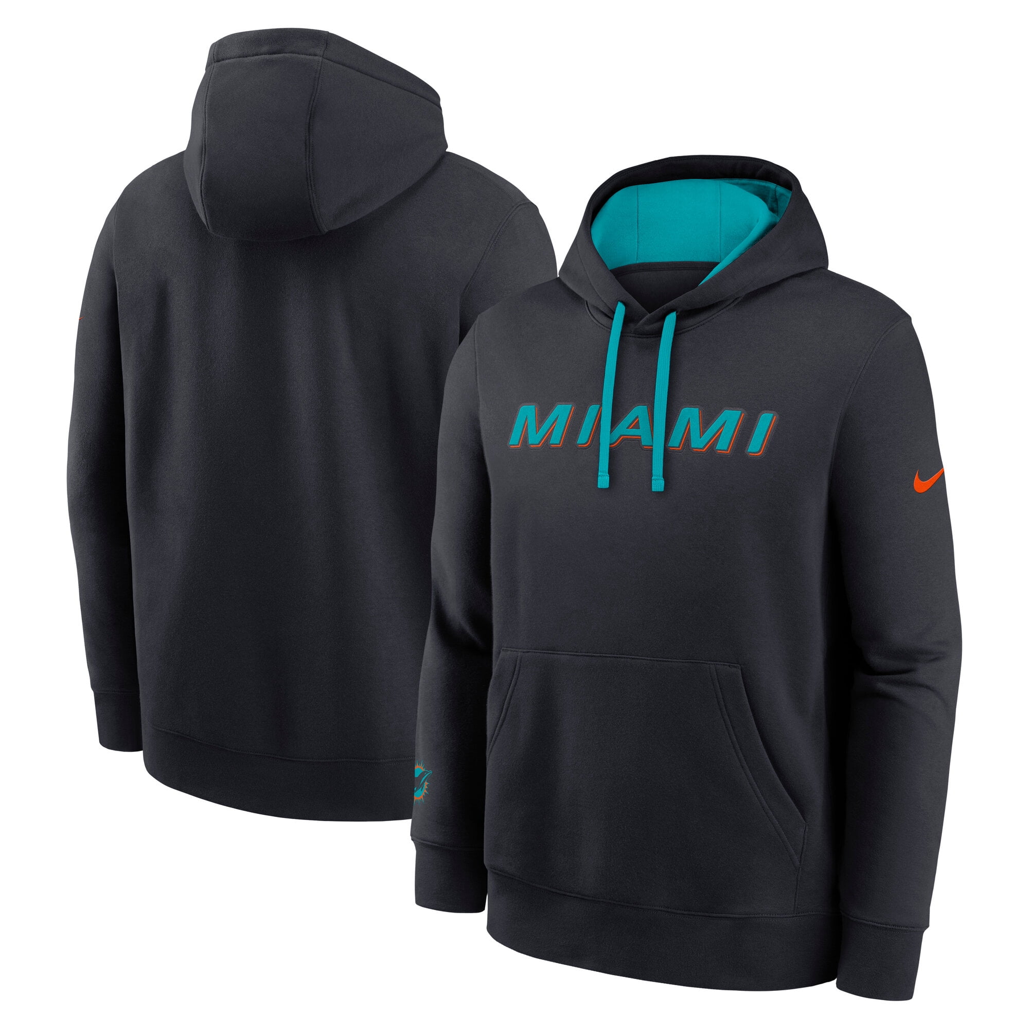 Men's Nike Pitch Blue Miami Dolphins 2025 Rivalries Collection Club ...