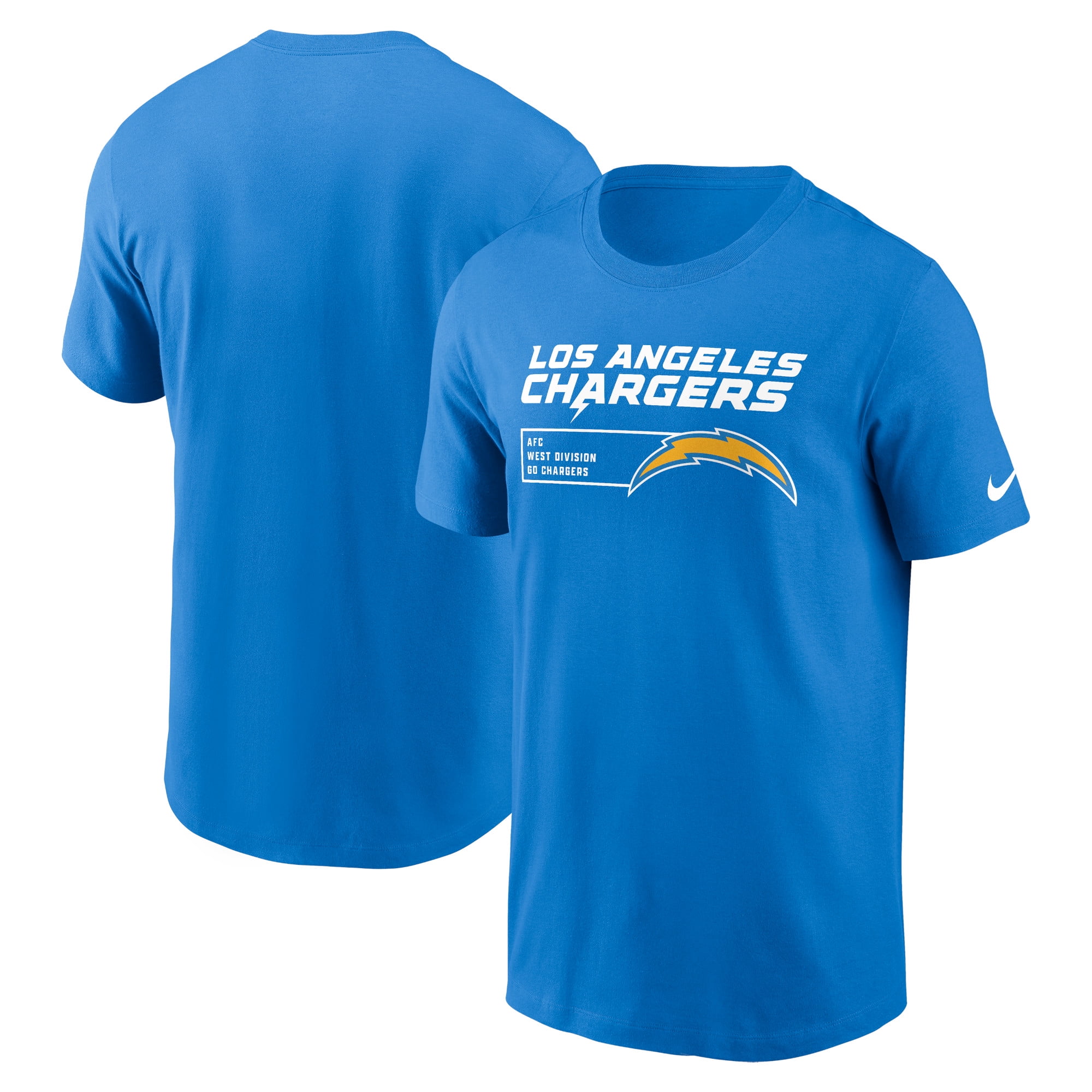 Men's Nike Powder Blue Los Angeles Chargers Division Essential T-Shirt - Walmart.com
