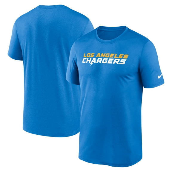 Men's Nike Powder Blue Los Angeles Chargers Primetime Legend Wordmark Performance T-Shirt