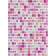 thumbnail image 1 of Ahgly Company Machine Washable Indoor Rectangle Transitional Pink Cupcake Pink Area Rugs, 5' x 7', 1 of 7