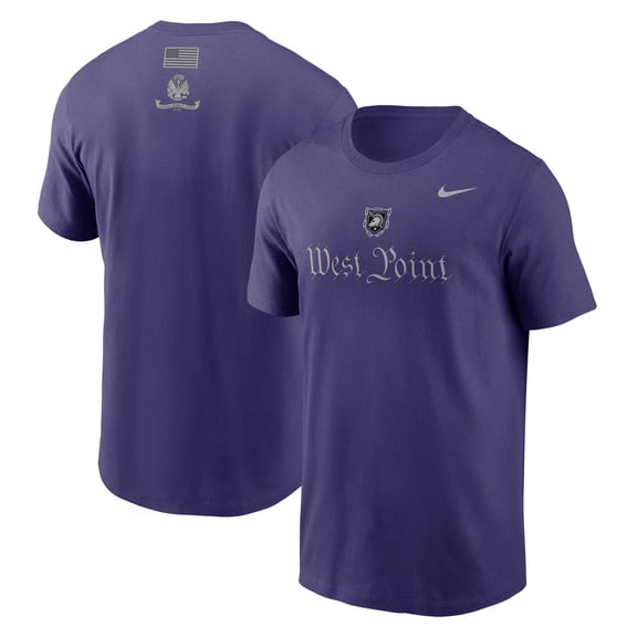 Men's Nike Purple Army Black Knights Army 250 Collection Dri-FIT Legend T-Shirt
