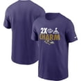 thumbnail image 1 of Men's Nike Purple Baltimore Ravens Hometown Collection 2x Super Bowl Champions T-Shirt, 1 of 3