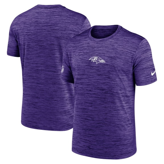 Men's Nike Purple Baltimore Ravens Sideline Velocity Dri-FIT T-Shirt