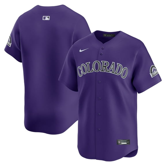 Men's Nike Purple Colorado Rockies Alternate Limited Jersey