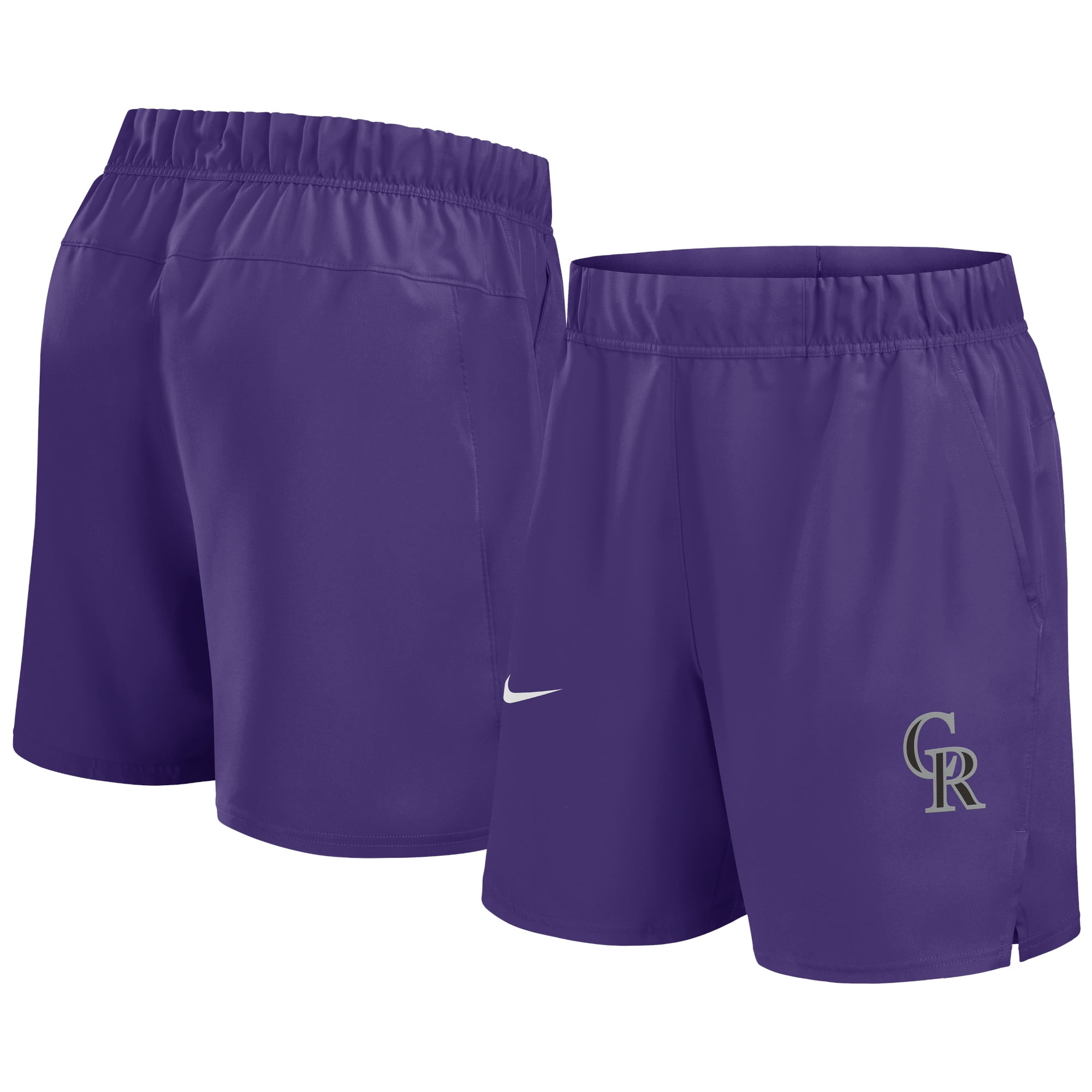 Men's Nike Purple Colorado Rockies Woven Victory Dri-FIT Shorts - Walmart.com