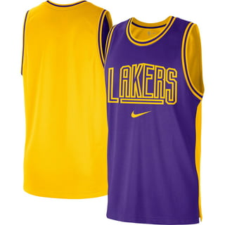 Men's Los Angeles Lakers Nike Purple Courtside Splatter T-Shirt