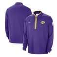 thumbnail image 1 of Men's Nike Purple Los Angeles Lakers Authentic Performance Half-Zip Jacket, 1 of 3