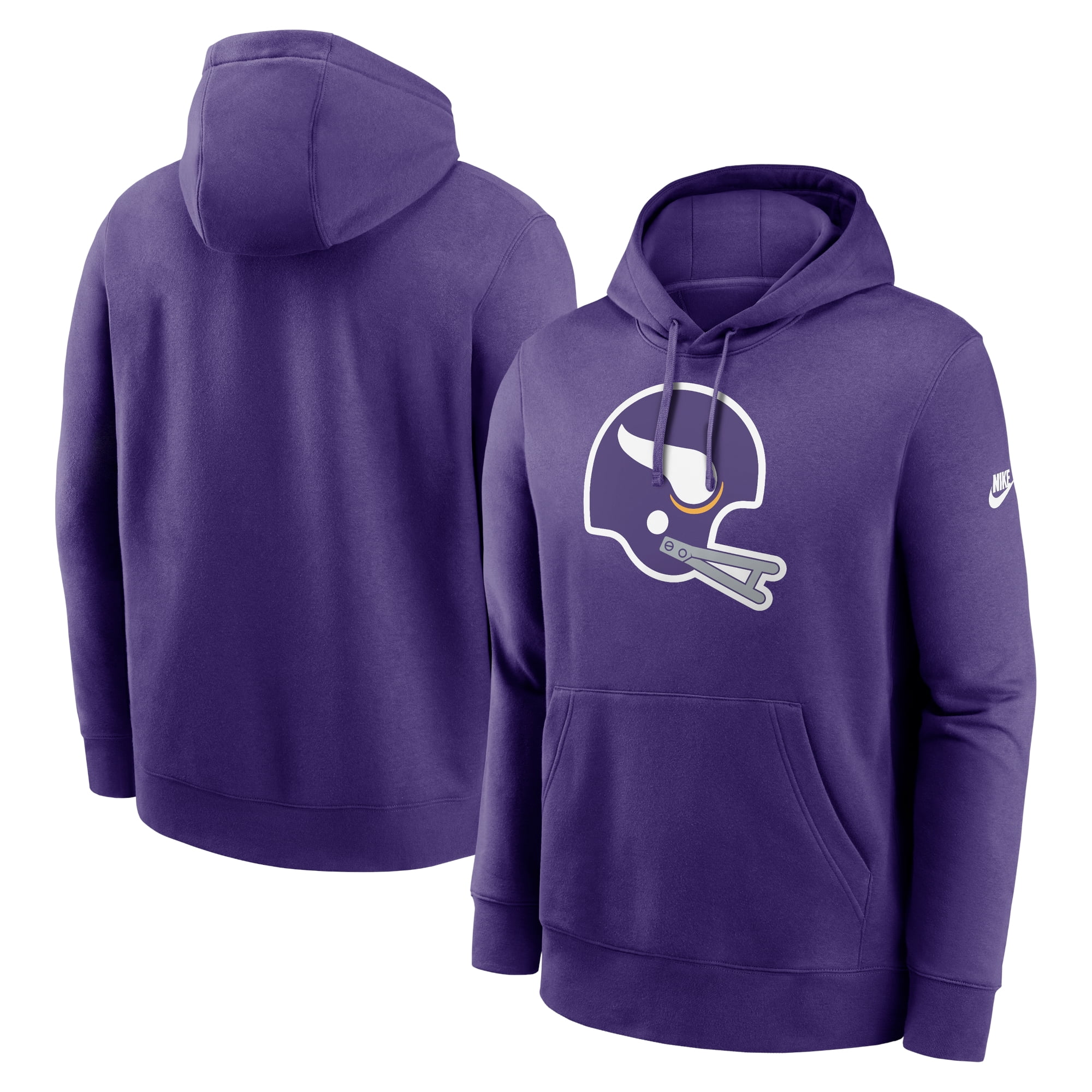 Zip Hoodie Minnesota Vikings Hoodie Nike Men's Nike Purple