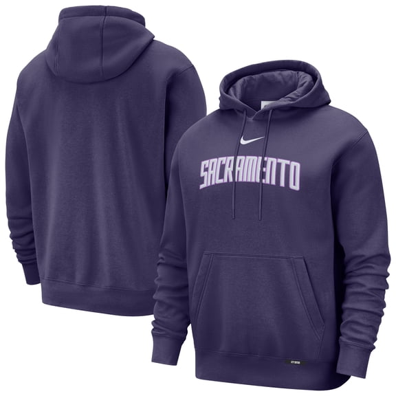 Men's Nike Purple Sacramento Kings 2025/26 City Edition Essential Remix Club Hoodie