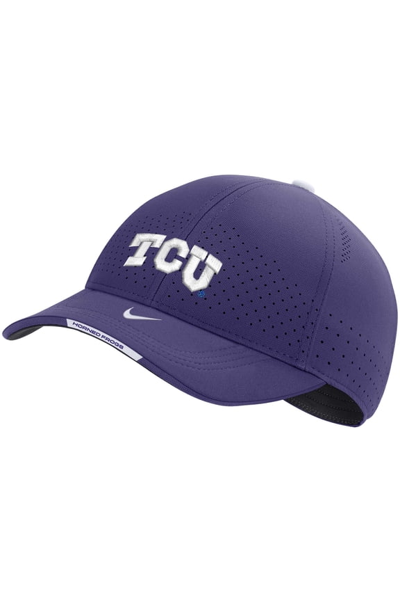 Men's Nike Purple TCU Horned Frogs 2023 Sideline Legacy91 Performance Adjustable Hat