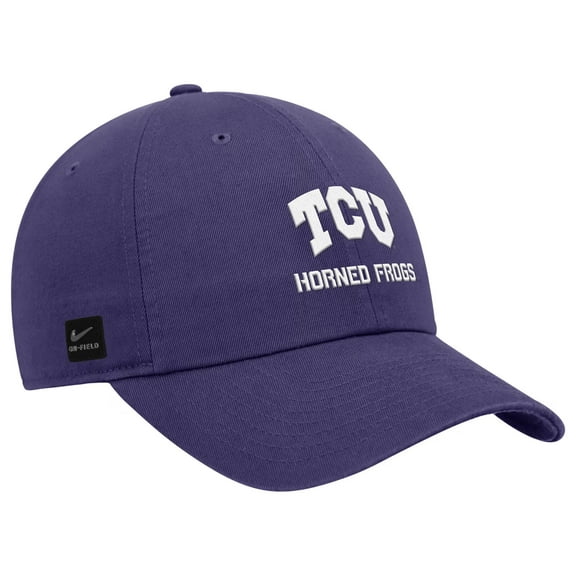 Men's Nike Purple TCU Horned Frogs 2025 On-Field Club Adjustable Hat