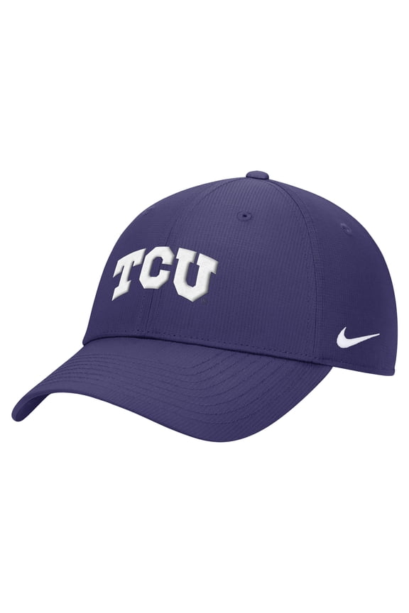 Men's Nike Purple TCU Horned Frogs 2025 On-Field Club Performance Adjustable Hat