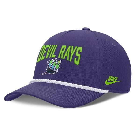Men's Nike  Purple Tampa Bay Rays Cooperstown Rise Adjustable Hat
